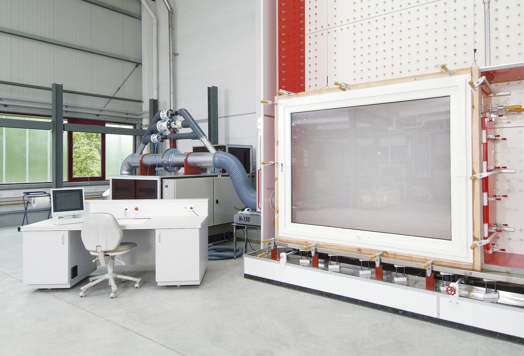 Window testing and inspection equipment